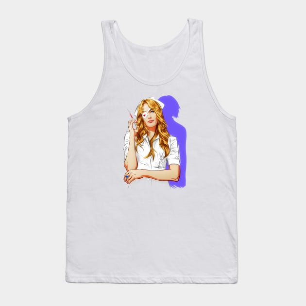 Daryl Hannah - An illustration by Paul Cemmick Tank Top by PLAYDIGITAL2020